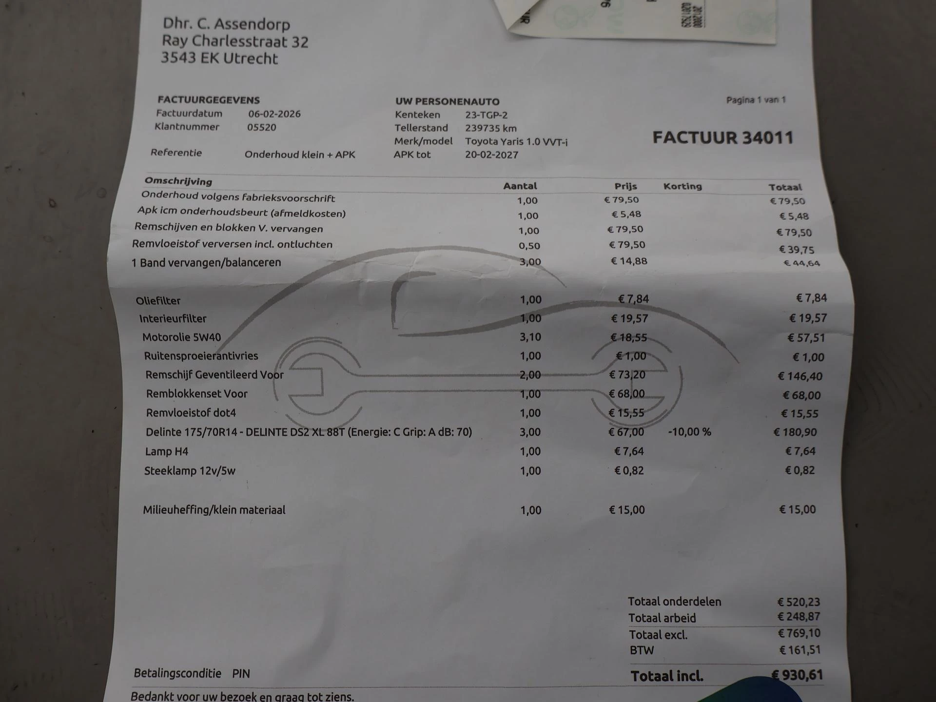Hoofdafbeelding Toyota Yaris