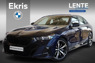 BMW 5 Serie Sedan 520i | M Sport Pro | Glazen Panoramadak | Stuur & Stoelverwarming | Leder | Active Cruise Control | Harman Kardon | 20" M Sterspaak | Lentevoordeel