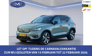 Volvo XC40 Recharge P8 AWD 408 pk R-Design, sage green, panoramadak, VOL OPTIES, camera, 20 inch, 1 e eigenaar, NL auto met nap