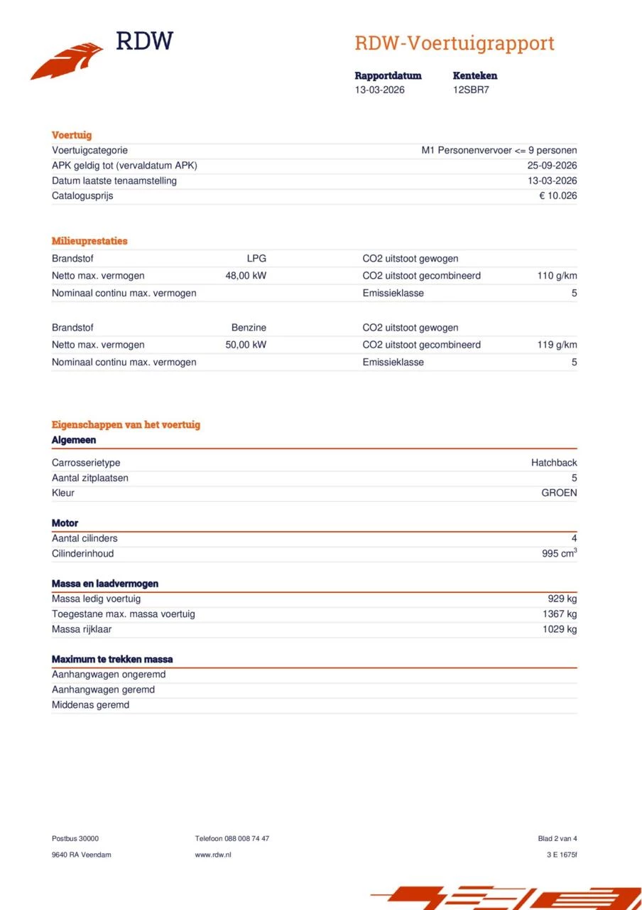 Hoofdafbeelding Chevrolet Spark