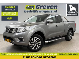 Nissan Navara 2.3 dCi N-Connecta 164PK King Cab | 3500KG Trekgew. | Trekhaak | Camera | Cruise | Clima | Navi | 18"LMV
