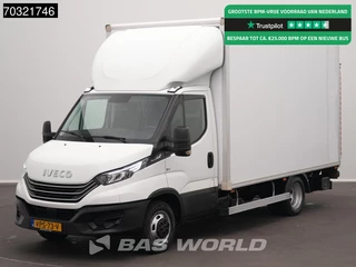 Iveco Daily 35C16 Automaat Bakwagen NL bak 180cm Dhollandia Laadklep 3,5t Trekhaak Luchtvering Zijdeur LED Navi Airco Cruise Camera Lat om Lat Euro6 Meubelbak Koffer Airco Trekhaak Cruise control