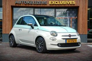 Fiat 500 0.9 TwinAir Turbo Collezione Panoramadak Airco Cruise Uconnect 16”LM Two Tone