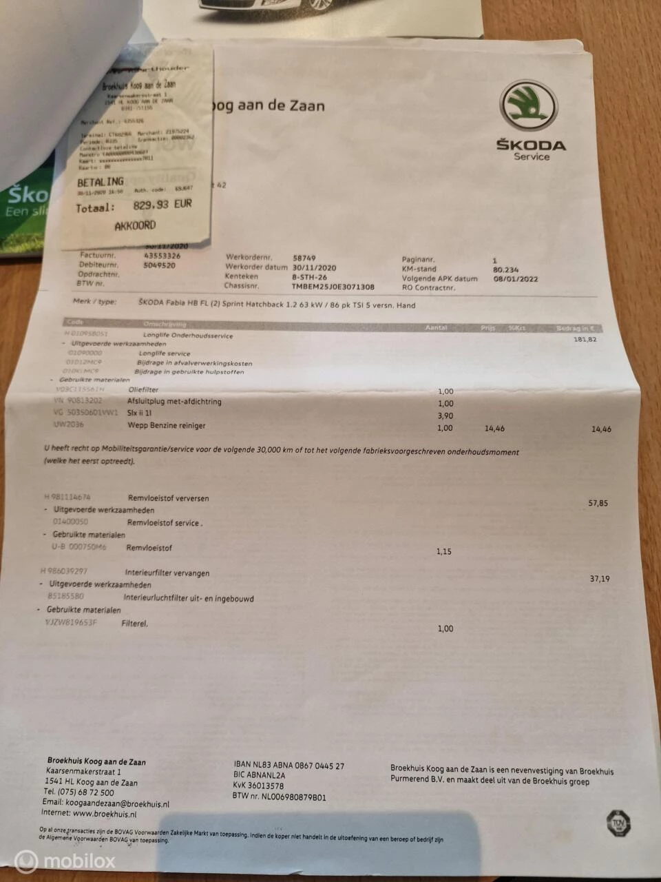 Hoofdafbeelding Škoda Fabia HB