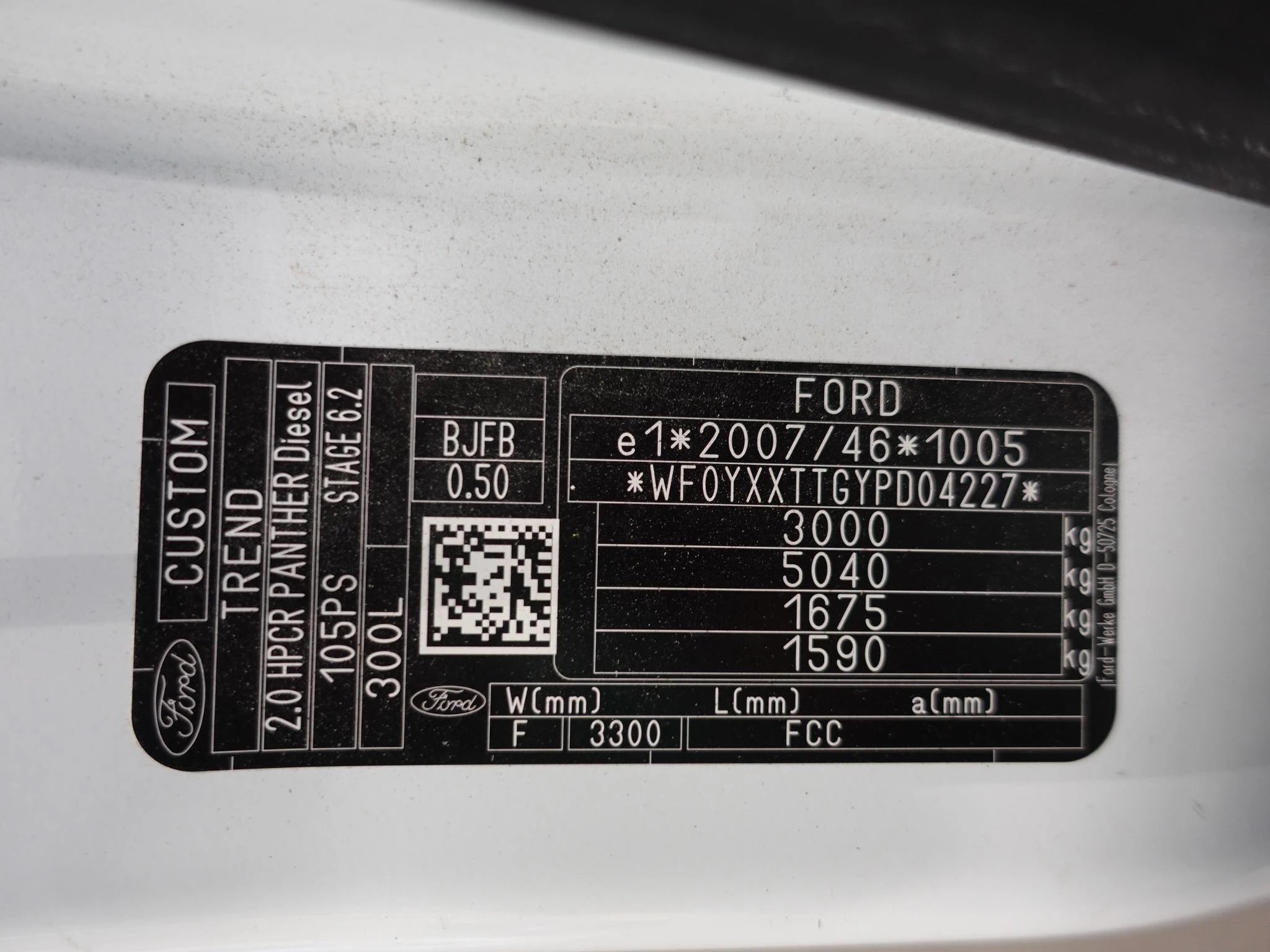 Hoofdafbeelding Ford Transit Custom