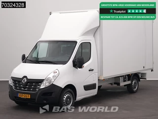 Renault Master 130PK Bakwagen Achterdeuren Airco Cruise Euro6 Meubelbak Koffer Airco Cruise control