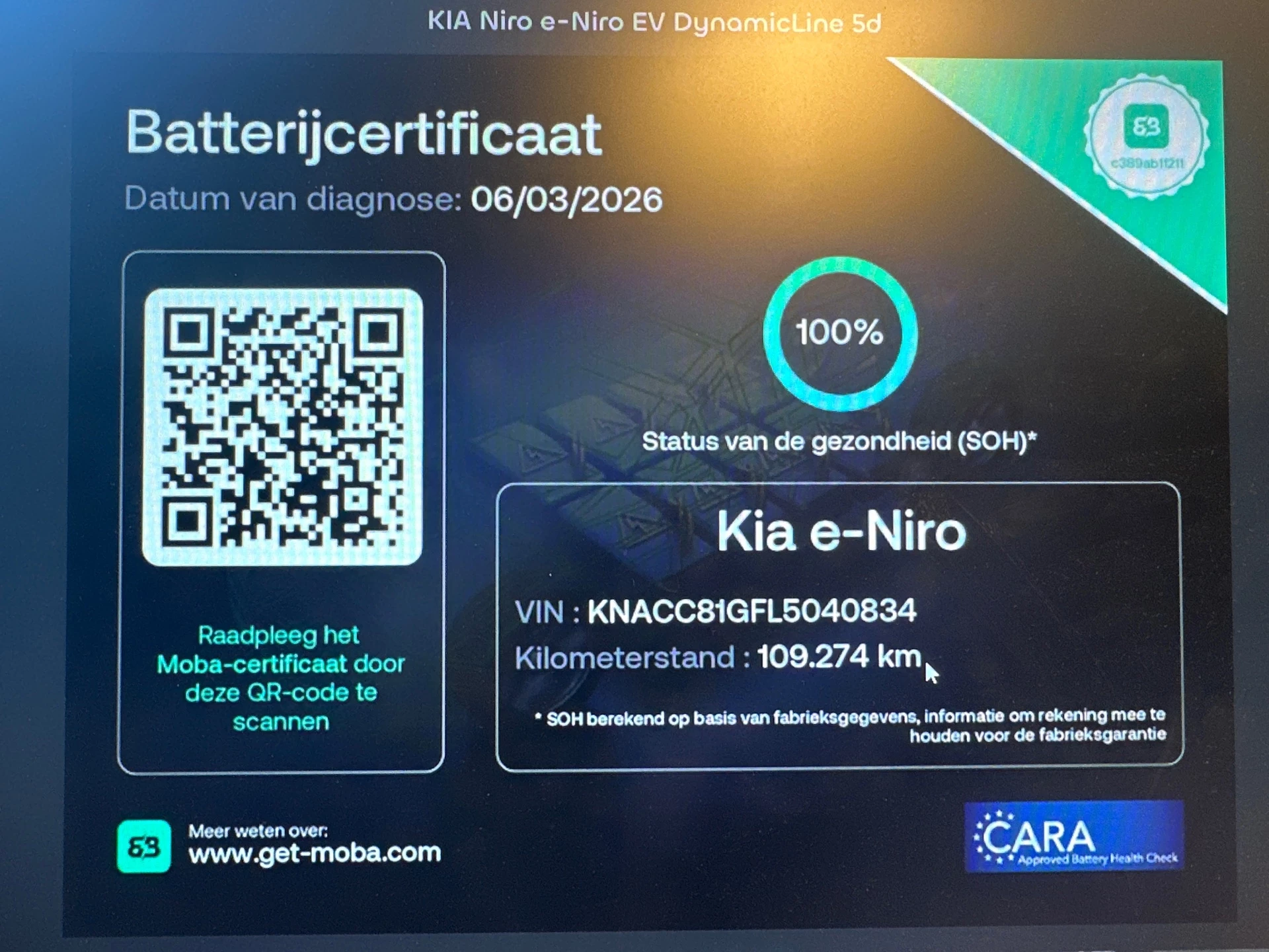 Hoofdafbeelding Kia e-Niro