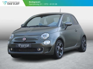 Fiat 500 0.9 TwinAir Turbo Sport | MAT GROEN | 105 PK | NAVIGATIE | LEDEREN BEKLEDING |