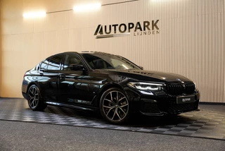 BMW 5-serie 520i M-Sport PANO/HUD/360CAM/GARANTIE 2027/MEMORY/SFEERVERLICHTING/BOMVOL!