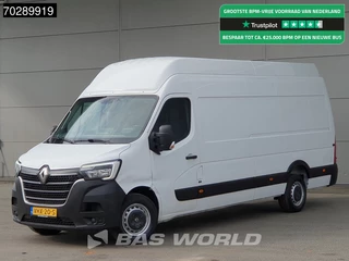 Renault Master 145PK Hoog Dak L4H3 LED Navi Airco Cruise Parkeersensoren Euro6 L4 16m3 Airco Cruise control
