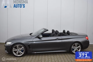 BMW 435i Cabrio M-Sport Mineralgrau ACC HUD HK-Audio 360°Camera  Nekverwarming Uitklapbare trekhaak