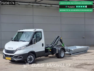 Hoofdafbeelding Iveco Daily Iveco Daily 35C16 3.0L 160PK Haakarm Airco Cruise Euro6 Kipper Hooklift Abrollkipper 2m3 Airco Cruise control