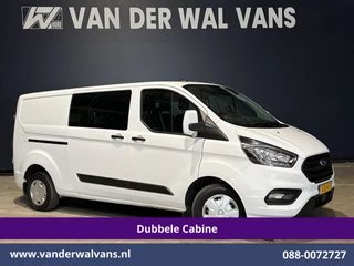 Ford Transit Custom 2.0 TDCI L2H1 Dubbele Cabine Inrichting Euro6 Airco | 6-Zits | Camera | LED | Apple Carplay | 2750kg Trekhaak Android Auto, Cruisecontrol, Verwarmde voorruit, Parkeersensoren