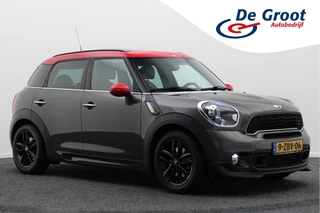 MINI Countryman Mini 1.6 John Cooper Works ALL4 Chili Automaat Harman/Kardon, JCW-pakket, Panoramadak, Leer, Keyless, Stoelverw., 17''