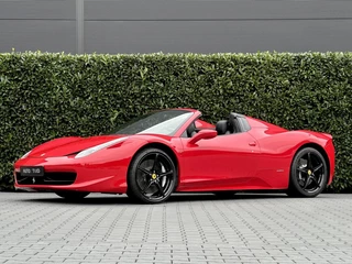 Hoofdafbeelding Ferrari 458 Ferrari 458 4.5 V8 Spider HELE, CARBON, LEDER, CAMERA, KERAMISCH, XENON, ECC-AIRCO, STOELVERWARMING, LICHTMETAAL 20"