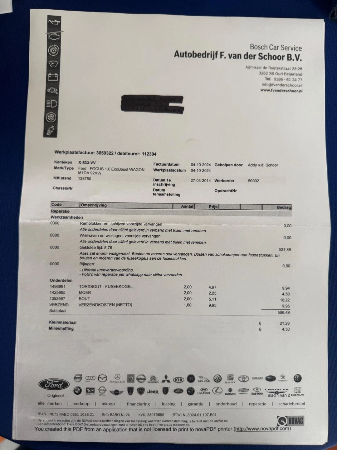 Hoofdafbeelding Ford Focus