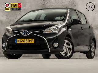 Toyota Yaris 1.5 Hybrid Sport Automaat (NAVIGATIE, CLIMATE, CAMERA, SPORTSTOELEN, KEYLESS, LM VELGEN, NIEUWE APK, NIEUWSTAAT)