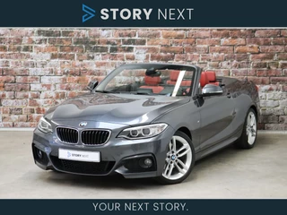 BMW 2 Serie Cabrio 220i High Executive M Sport Pakket Automaat / Navigatie Professional / Achteruitrijcamera / Cruise Control / Xenon / Hifi / Stoelverwarming / Climate Control / Lichtpakket / 18 Inch