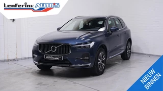 Volvo XC60 2.0 T6 Plug-in hybrid AWD Plus Bright 1e eigen NAP 18"lichtmetalen wielen lederen comfortstoelen wegklapbare trekhaak fietsendrager verwarmd stuurwiel en stoelen v+a aplle-carplay keyless go-start LED verl DAB ontvangst