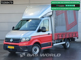 Volkswagen Crafter 177pk Automaat Schuifzeil Zeilen Bakwagen Navi CarPlay Airco Cruise Koffer Schuifzeilen Navi 15m3 Airco Trekhaak Cruise control