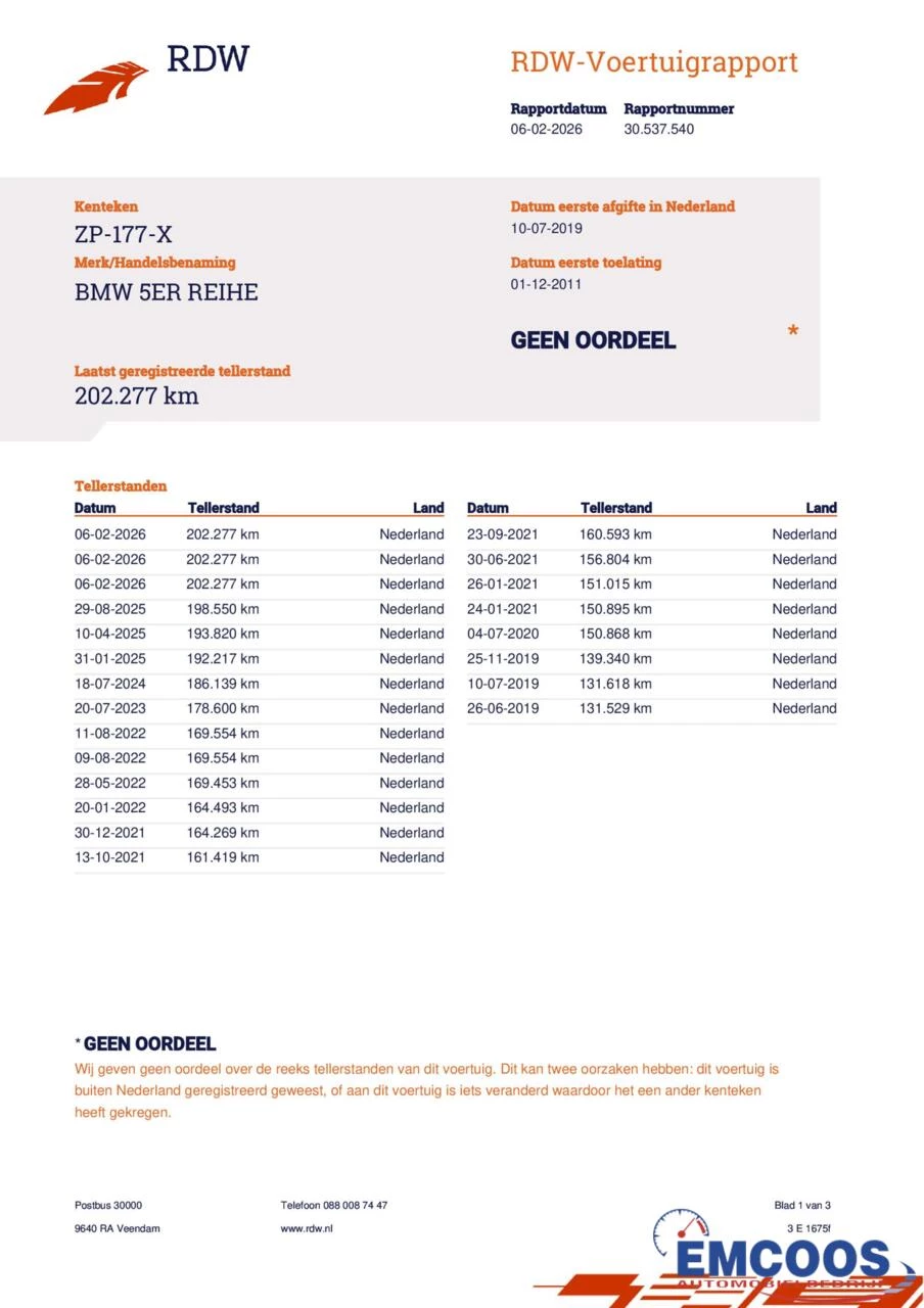 Hoofdafbeelding BMW 5 Serie