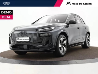Hoofdafbeelding Audi Q6 e-tron Audi Q6 e-tron S edition (B1) e-tron perf 225kW/306pk 100Kwh Hat Audi Q6 e-tron S edition performance 100 kWh · Luchtvering · Adaptive cruise control · Camera's rondom