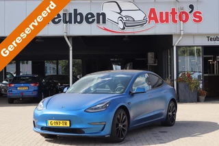 Hoofdafbeelding Tesla Model 3 Tesla Model 3 Long Range AWD 75 kWh 88% SOH, Full Self-Driving, Navigatie, Panorama dak