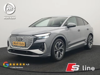 Audi Q4 Sportback e-tron 35 S edition 55 kWh 2 x S-Line INCL BTW | Adaptive Cruise | Camera | Sportstoelen Verwarmd | 20"L.M | Apple Carplay | Parkassist | Virtual | El. Achterklep |