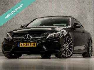 Mercedes-Benz C-Klasse Coupé 180 AMG Sport 157Pk Automaat (SCHUIFDAK, NAVIGATIE, STOELVERWARMING, LEDER/ALCANTARA, ZWART HEMEL, SPORTSTOELEN, FLIPPERS, LED KOPLAMPEN, NIEUWE APK, NIEUWSTAAT)