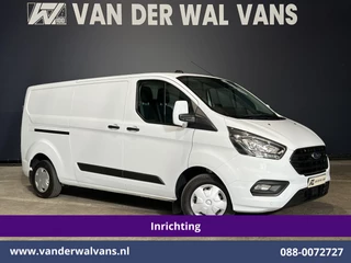 Ford Transit Custom 2.0 TDCI L2H1 Inrichting Euro6 Airco | Navigatie | Camera | LED | Cruisecontrol Parkeersensoren, Verwarmde voorruit, Stoelverwarming, Bijrijdersbank, 2800kg trekvermogen