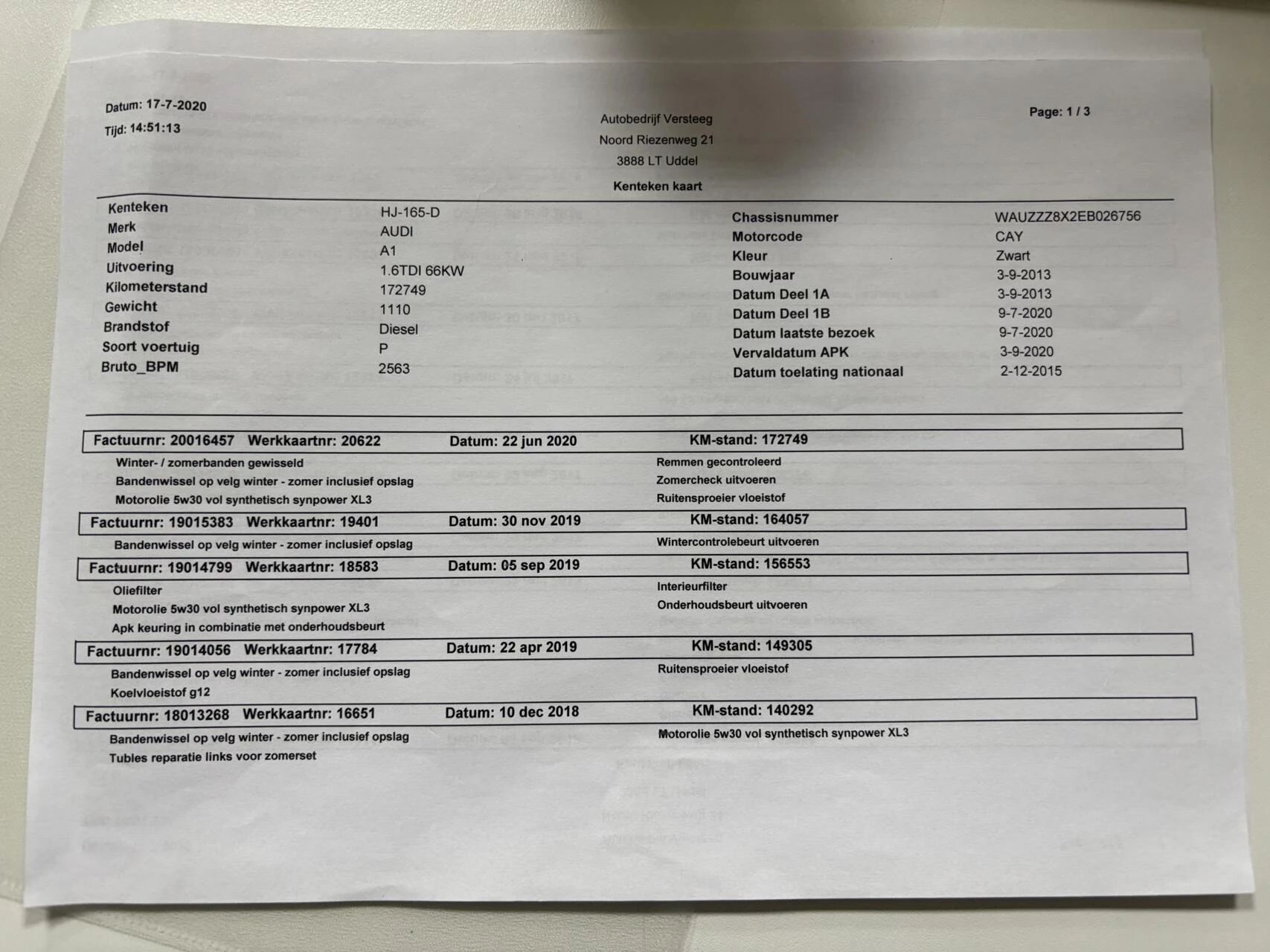 Hoofdafbeelding Audi A1