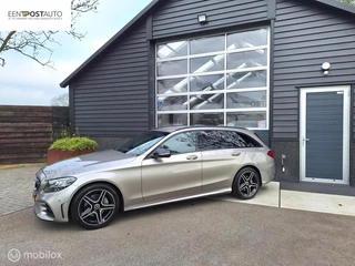 Mercedes C-klasse Estate 180 Business Solution AMG 1e Eigenaar, BTW-Auto ! Full-Option ! Mojavezilver ! Trekhaak-automatisch-wegklapbaar.