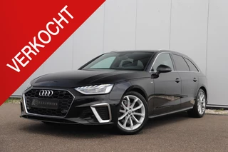 Audi A4 Avant 35 TDI S-Line Sport 164PK Automaat Trekhaak Half Leder Virtual Cockpit Ambianceverlichting Groot Navigatie Draadloos Carplay Android Elektrische Achterklep Clima Cruise PDC 18 inch LMV
