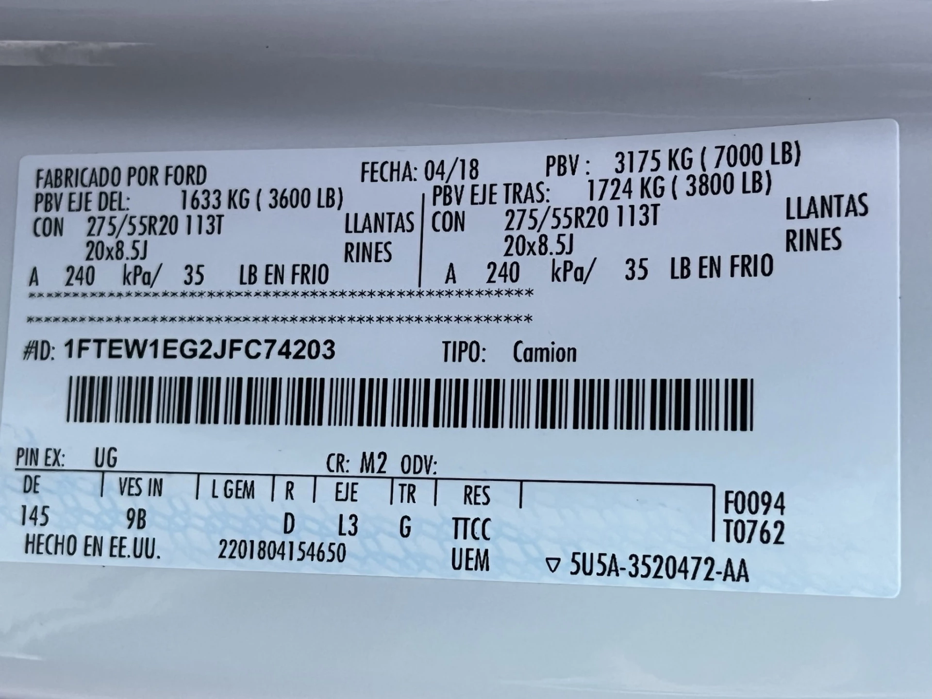 Hoofdafbeelding Ford F-150