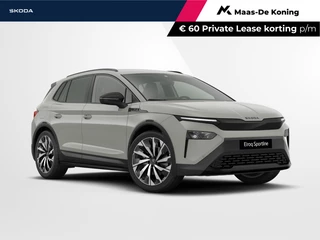 Škoda Elroq Sportline Elektromotor 150 kW / 204 PK SUV Elektri | 21'' Lichtmetalen Velgen | Business Upgrade Clever Pakket | Trekhaak wegklapbaar | 1500,- inruilvoordeel!!