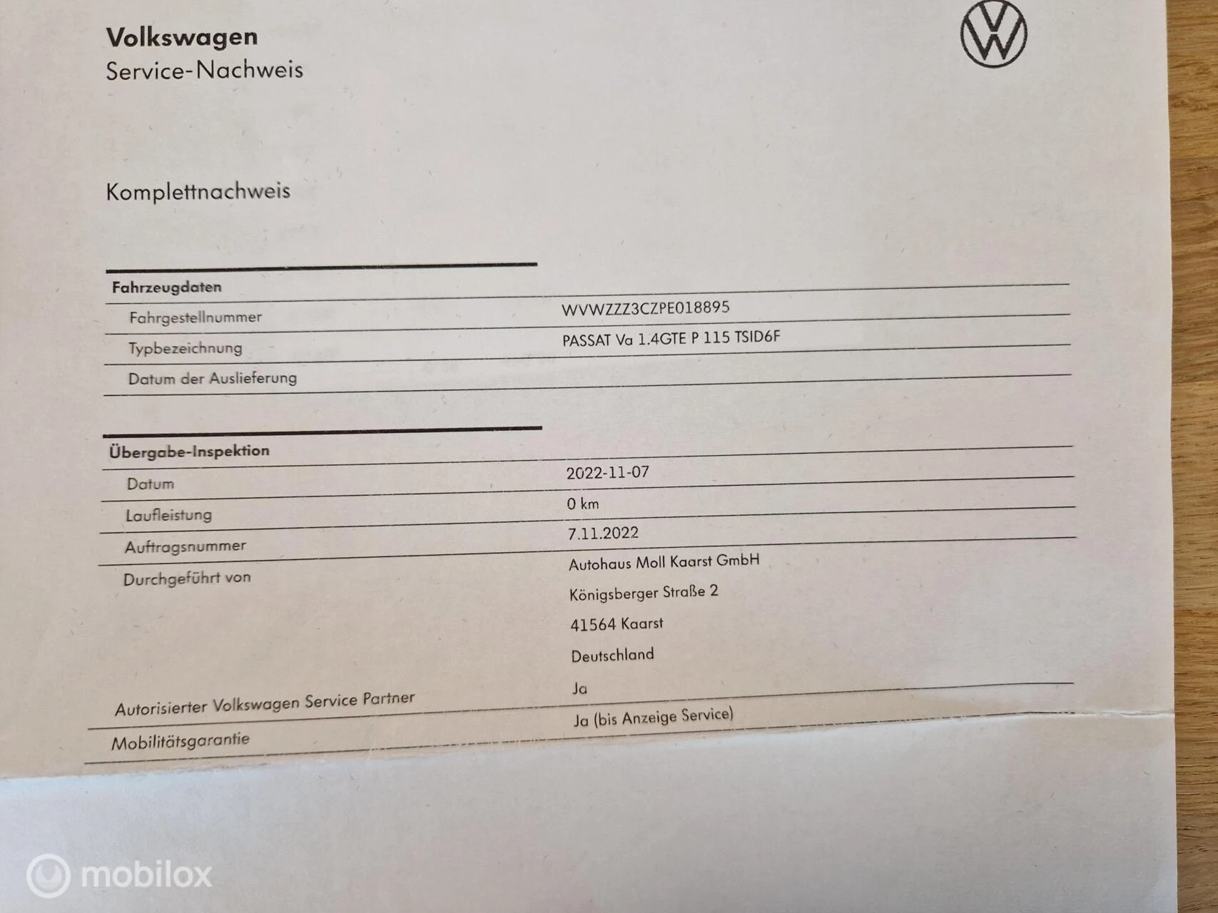 Hoofdafbeelding Volkswagen Passat
