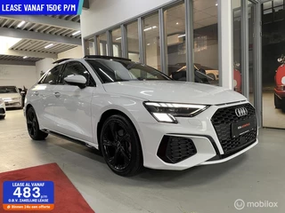 Audi A3  35 TFSI STRONIC  Matrix LED CAMERA CRUISE PANORAMA S LINE STOELVERW.