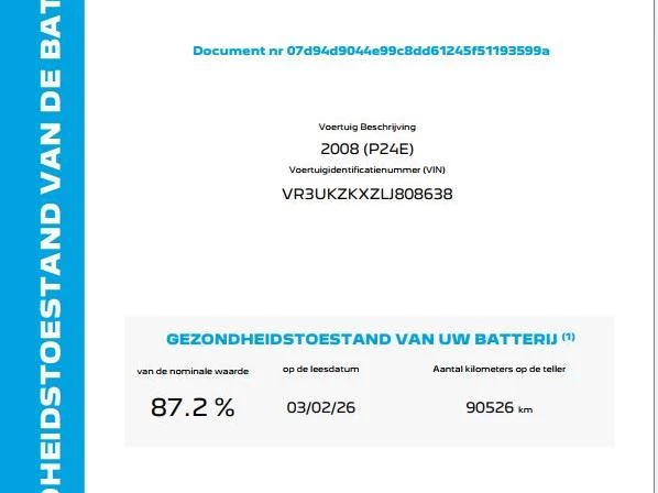 Hoofdafbeelding Peugeot e-2008