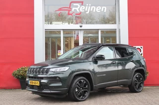 Hoofdafbeelding Jeep Compass Jeep Compass 1.5T 142PK e-Hybrid NORTH STAR | SCHUIF/KANTEL DAK | UNIEKE KLEUR! "TECHNO GREEN" | WINTERPACK: STOEL/STUUR/PARKEERNSENSOREN/RUITENSPROEIER VERWARMBAAR | SAFETY PACK: 360° CAMERA/DODEHOEK BEWAKING/BUITENSPIEGELS MET INSTAPVERLICHTING | 10,1" TOUCHSCREEN MET NAVIGATIE/ADAPTIVE CRUISE CONTROL INCL LANE CENTERING ASSIST/VERKEERSBORDEN INFORMATIE/DRAADLOZE TELEFOONLADER/HANDSFREE ELEKTRISCH BEDIENBARE ACHTERKLEP | PREMIUM AUDIO SYSTEEM MET 9 SPEAKERS & SUBWOOVER "ALPINE" | KEYLESS ENTRY | DRAADLOZE APPLE CARPLAY/ANDROID AUTO | 18" LICHTMETALEN VELGEN | TWO TONE ZWART DAK |