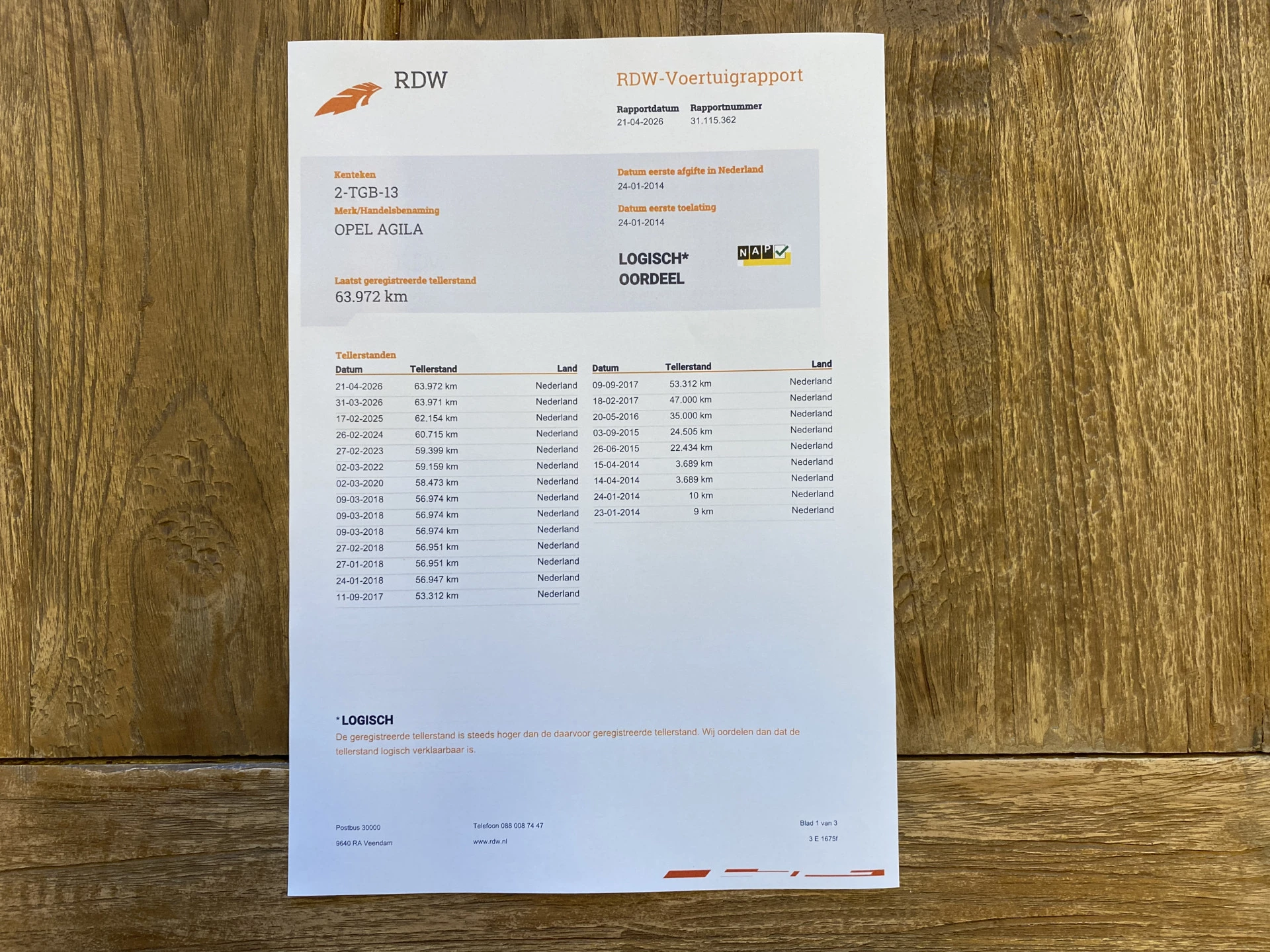 Hoofdafbeelding Opel Agila