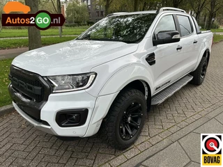 Hoofdafbeelding Ford Ranger Ford Ranger 2.0 EcoBlue Wildtrak Raptor Dubbele Cabine Automaat I Navi I Apple Carplay I camera I elektr roldek I trekhaak I nieuwstaat I