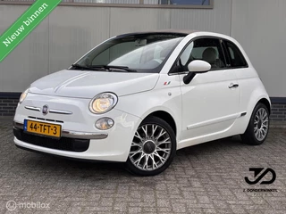 Fiat 500 C 0.9 Cabrio Nieuwe APK Leder Parkeersensoren Airco