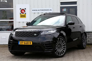 Land Rover Range Rover Velar 3.0 V6 300PK AWD R-Dynamic HSE*BTW*NL-Auto*Perfect LR Onderh.*Luchtvering/Black Pack/Pano/ACC/Massage/Meridian/HUD/DAB/LED/Apple Carplay-Android/Camera/Memorie/Keyless/Dodehoek/Rijstrook/Parkeersens.V+A/22 inch LM*