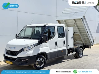 Hoofdafbeelding Iveco Daily Iveco Daily 35C14 2.3 Kipper Dubbele Cabine Dubbellucht 3,5t Trekhaak 6 Stoelen Airco Cruise Control Benne Tipper