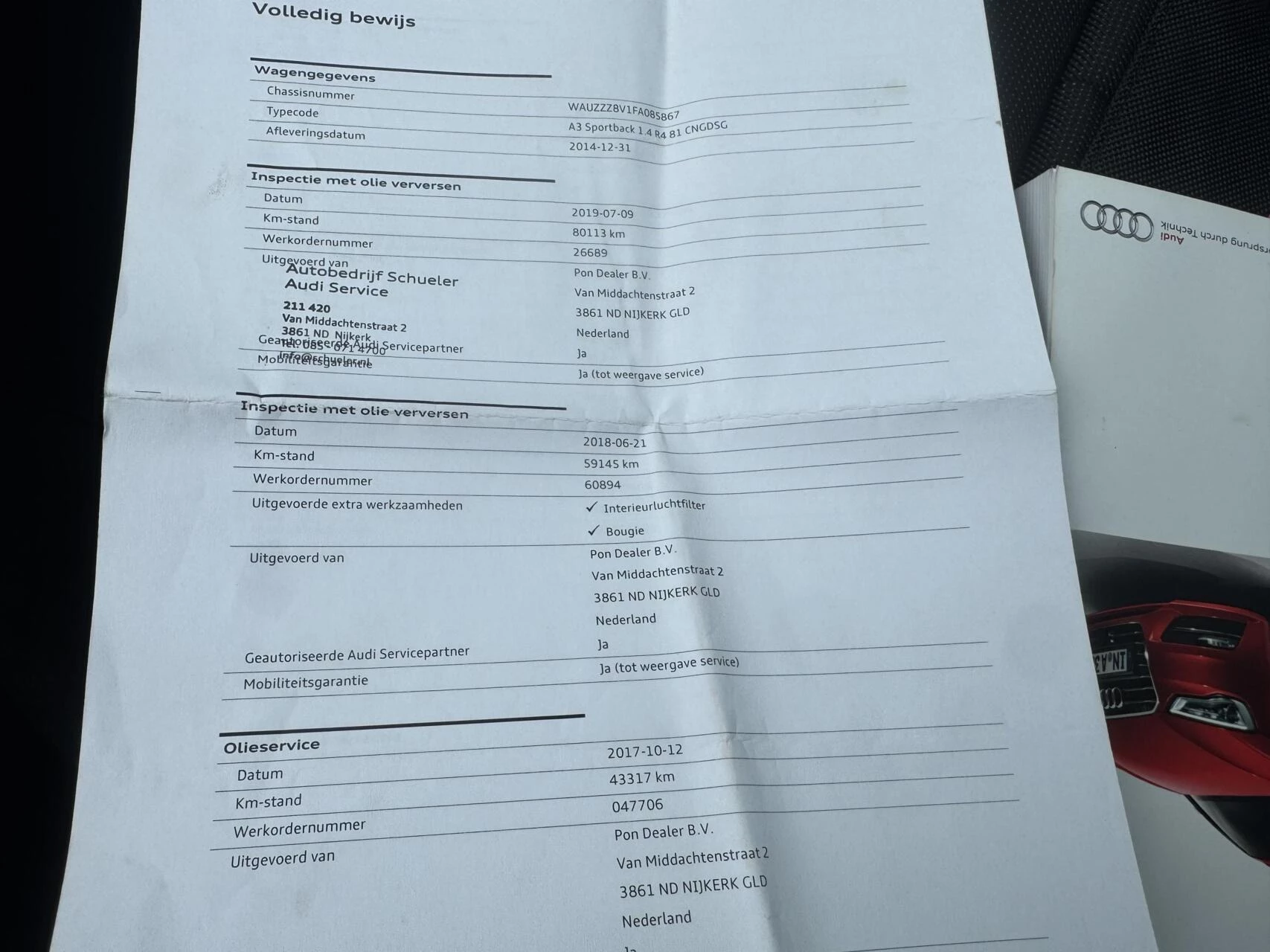 Hoofdafbeelding Audi A3