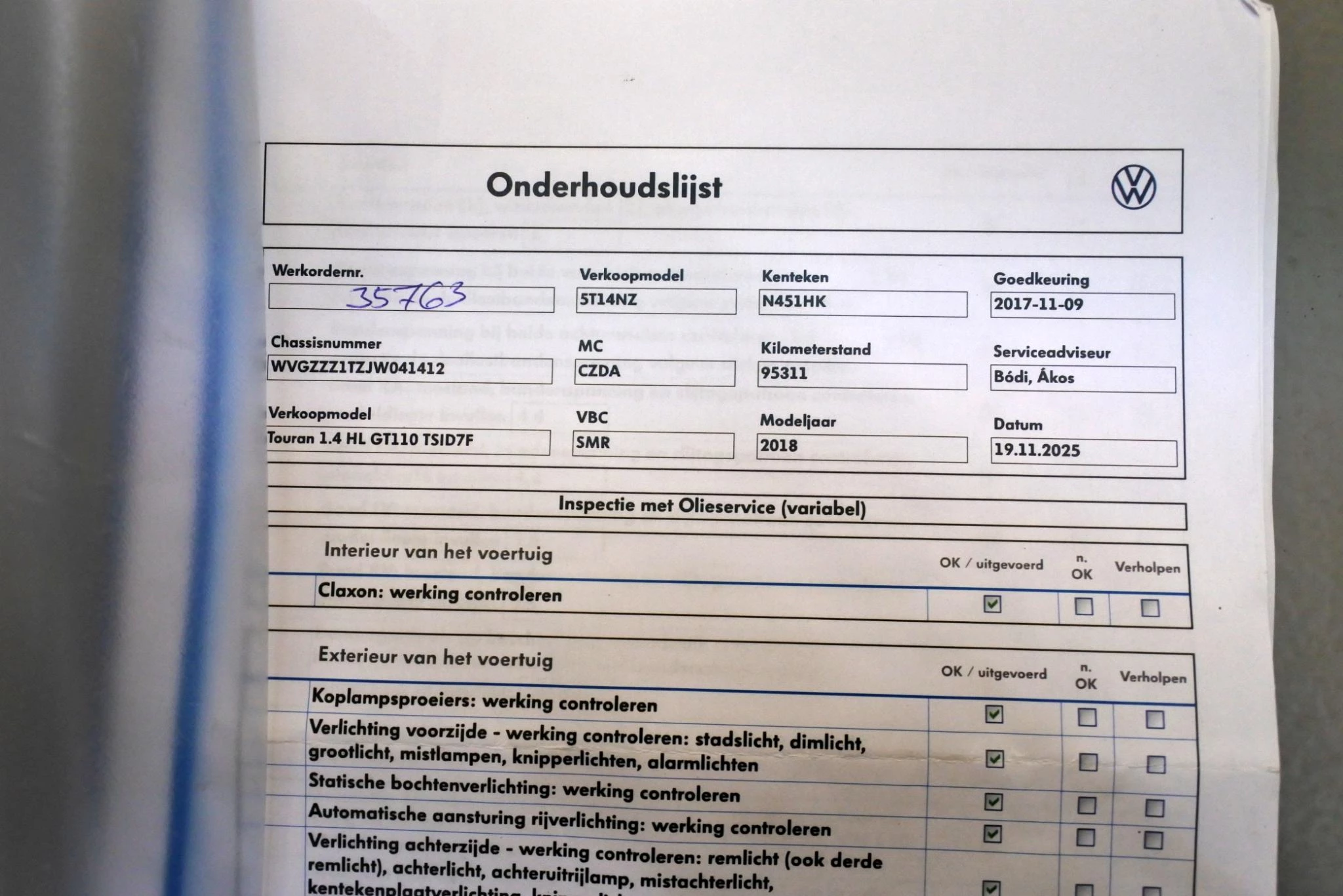 Hoofdafbeelding Volkswagen Touran