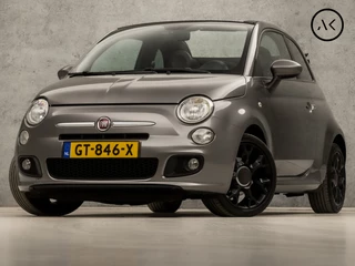 Fiat 500C 0.9 TwinAir Turbo 500S (VIRTUAL COCKPIT, LEDEREN SPORTSTOELEN, PARKEERSENSOREN, CLIMATE, ELEK RAMEN, GETINT GLAS, ZWART HEMEL, NIEUWE APK, NIEUWSTAAT)