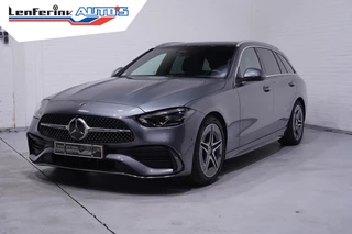 Mercedes-Benz C-klasse Estate 180 AMG Line NAP 1e eigen. ACC digi-dashboard electr bediende stoelen met memo 360 camera DAB-ontvangst panodak-glasuitv. PDC v+a electrische-achterklep schakelflippers private-glas led-verlichting drivers-assist sportstoelen met lederen/alcantara bekleding