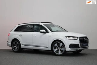 Audi Q7 3.0 TFSI quattro S-Line MATRIX+LED/VIRTUAL/SFEER/PANO/HALF LEDER+ALCANTARA+MEMORY/LMV/360 CAM/ACC/ECC/12 MND GARANTIE!