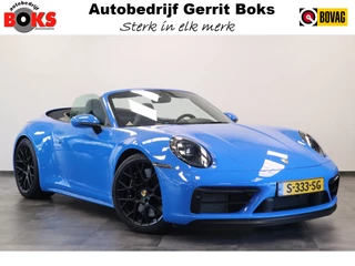 Hoofdafbeelding Porsche 911 Porsche 911 Cabrio 3.0 Carrera 4 GTS Sport Chrono X- Sight NL Auto 480PK! Shark blue Dealer onderhouden